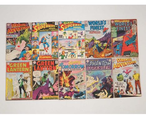 DC SILVER AGE LOT (10 in Lot) - Includes GREEN LANTERN #27, 57 + SHOWCASE #47, 80 + STRANGE ADVENTURES #166, 168 + GIANT SUPE