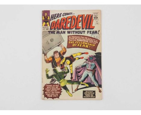 DAREDEVIL #6 (1965 - MARVEL) - The first appearance of Mr. Fear, Zoltan Drago - Cover art and interior pencils by Wally Wood 