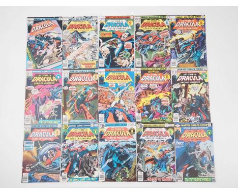 TOMB OF DRACULA #56, 57, 58, 59, 60, 61, 62, 63, 64, 65, 66, 67, 68, 69, 70 (15 in Lot) - (1977/1979 - MARVEL - US & UK Price