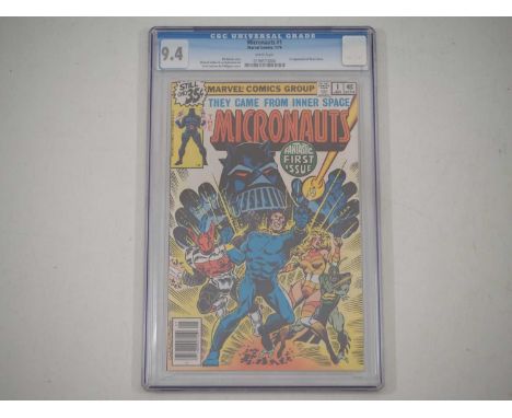 MICRONAUTS #1 (1979 - MARVEL) - GRADED 9.4 (NM) by CGC - The first team appearance of the Micronauts + first appearance of Ba