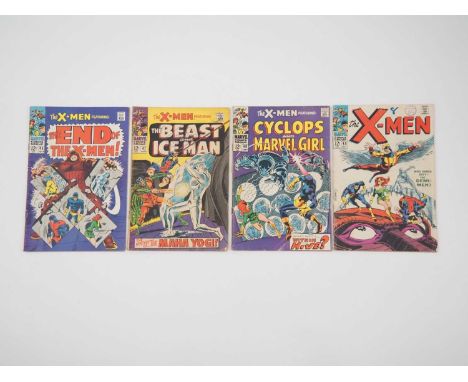 X-MEN #46, 47, 48 49 (4 in Lot) - (1968 - MARVEL) - Includes the first appearances of Lorna Dane (Polaris) & Mesmero - Cover 