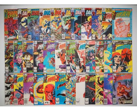 FRANK MILLER DAREDEVIL LOT (35 in Lot) Includes SPECTACULAR SPIDER-MAN #27 + DAREDEVIL #158 to 191 - Full unbroken run of the