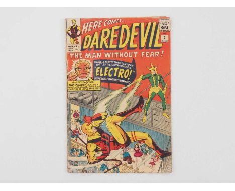 DAREDEVIL #2 - (1964 - MARVEL - UK Price Variant) - Second appearances of Daredevil and the super-villain Electro + Fantastic