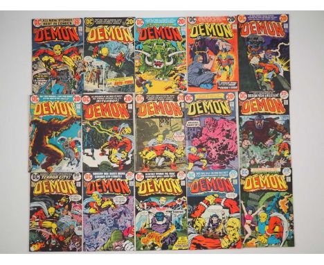 THE DEMON #1, 2, 3, 4, 5, 6, 7, 9, 10, 11, 12, 13, 14, 15, 16 (15 in Lot) - (1972/1974 - DC) - Almost complete run (missing o
