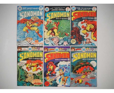 SANDMAN #1, 2, 3, 4, 5, 6 (6 in Lot) - (1974/1976 - DC) - Complete run and the final Simon and Kirby collaboration with the f