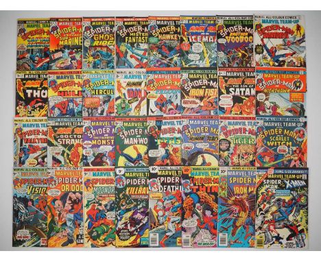MARVEL TEAM-UP #13-15, 17, 22-48 + KING-SIZE ANNUAL #1 (32 in Lot) - (1973/1976 - MARVEL - US & UK Price Variant) - Includes 