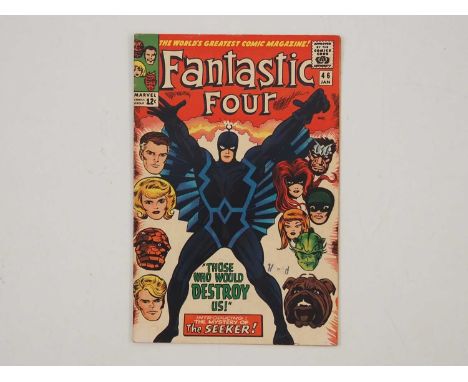 FANTASTIC FOUR #46 (1966 - MARVEL) - The first full appearance of Black Bolt + the second team appearance of the Inhumans - J