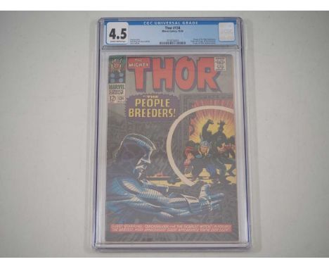 THOR #134 (1966 - MARVEL) - GRADED 4.5 (VG+) by CGC - The first appearance of the High Evolutionary and introduction of Wunda