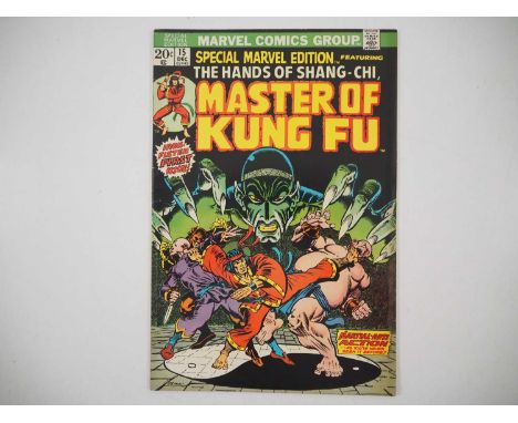 SPECIAL MARVEL EDITION #15 (1973 - MARVEL) - First appearance of Shang-Chi, the Master of Kung-Fu + First appearances of Sir 