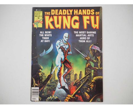 DEADLY HANDS OF KUNG FU #22 (1976 - MARVEL) - Includes the first full appearance of the Jack of Hearts -Painted cover art by 