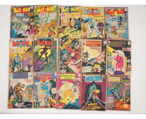 BATMAN DAMAGED LOT (15 in Lot) - Includes BATMAN #137, 144, 158, 160, 161, 163, 189, 205 + DETECTIVE COMICS #296, 301, 312, 3