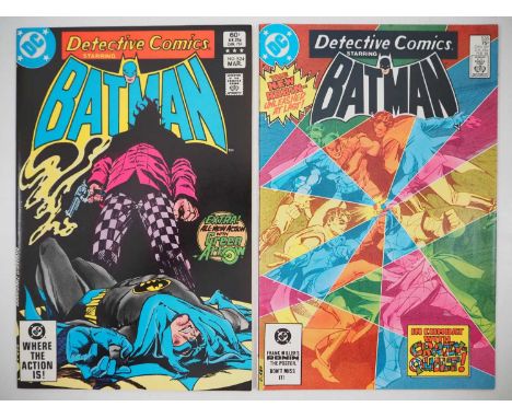 DETECTIVE COMICS #524 & 535 (2 in Lot) - (1983/1984 - DC) - Includes the first full appearance of Killer Croc + Jason Todd's 