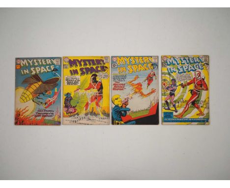 MYSTERY IN SPACE #67, 69, 72, 75 (4 in Lot) - (1961/1962 - DC) - Includes the first meeting of Adam Strange and the JLA + the