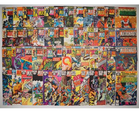 MICRONAUTS #1-16, 18-34, 36-44, 46-50 + ANNUALS #1 & 2 (50 in Lot - 2 copies of issue #13) - (1979/1983 - MARVEL - US & UK Pr