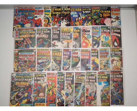 MARVEL TEAM-UP #45, 46, 53, 57, 73, 74, 78, 79, 82-94, 98-101, 118, 129, 130, 132-135, 150 + ANNUALS #1, 5, 6, 7 (37 in Lot) 