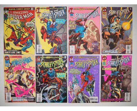 BEN REILLY LOT (8 in Lot) - Includes AMAZING SPIDER-MAN #149 (MARK JEWELLERS COPY) + WEB OF SCARLET SPIDER #1 + SCARLET SPIDE