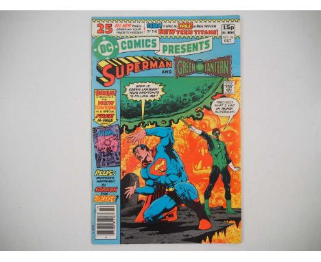 DC COMICS PRESENTS #26 (FIRST TEEN TITANS) - (1980 - DC - Uk Price Variant) - First appearance of the New Teen Titans (16-pag
