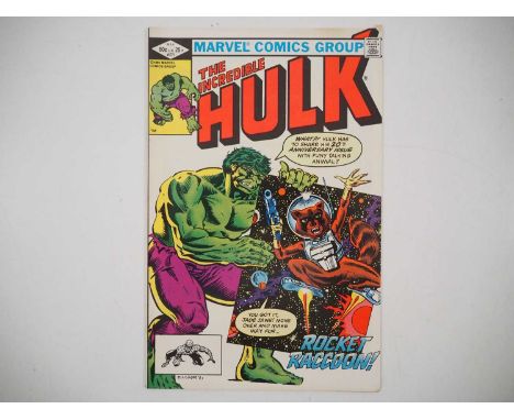 INCREDIBLE HULK #271 (1981 - MARVEL) - First comic book appearance of Rocket Raccoon (Guardians of the Galaxy) - Al Milgrom c