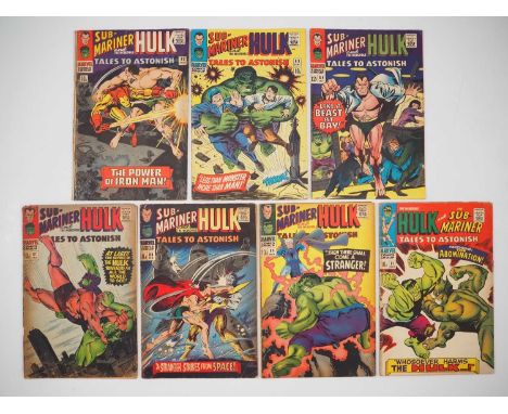 TALES TO ASTONISH #82, 83, 84, 87, 88, 89, 91 (7 in Lot) - (1966/1967 - MARVEL - US &amp; UK Price Variant) - Includes Hulk's