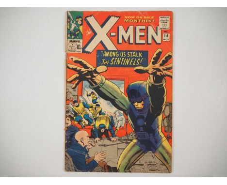 X-MEN #14 (1965 - MARVEL - UK Price Variant) - First appearance of the Sentinels, long standing adversaries of the X-Men to t