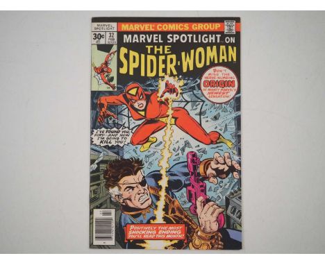 MARVEL SPOTLIGHT: SPIDER-WOMAN #32 (1977 - MARVEL) - Origin and first appearance of Spider-Woman (Jessica Drew) - Gil Kane co