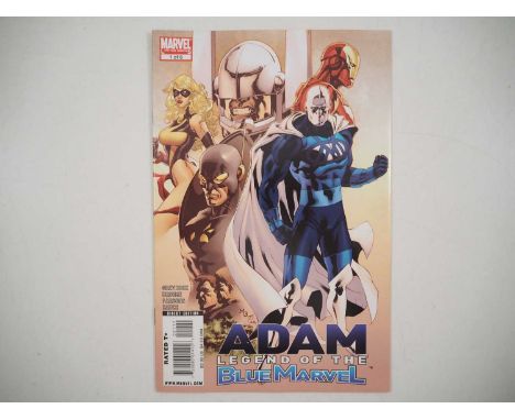 ADAM LEGEND OF THE BLUE MARVEL #1 (2009 - MARVEL) - The first appearance of Blue Marvel, a powerful black superhero forced in