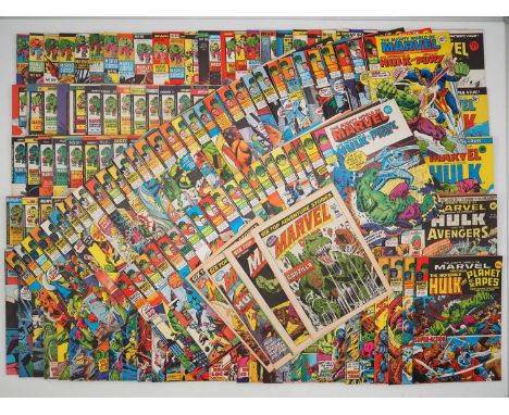 MIGHTY WORLD OF MARVEL #67-72, 76-82, 84-97, 99-129, 133-144, 146-154, 156, 157, 159, 161-167, 169-173, 176, 178, 180-183, 18