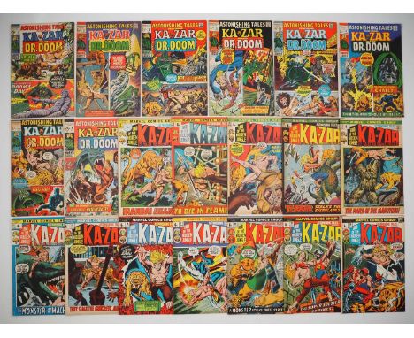 ASTONISHING TALES #1 to 20 (20 in Lot) - (1970/1973 - MARVEL - US & UK Price Variant) - Unbroken run of the first 20 issues a