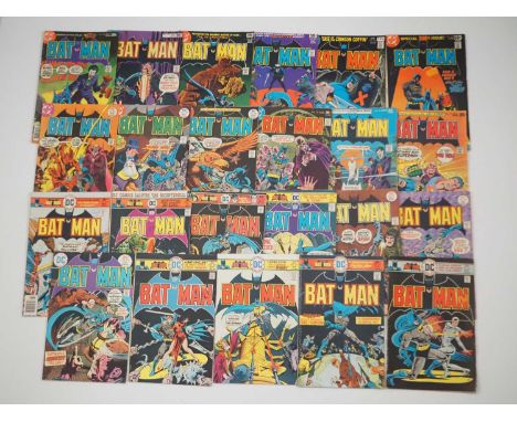 BATMAN #265, 269, 271, 272, 274, 275, 277, 279, 280, 281, 283, 284, 287, 288, 290, 291, 293, 294, 295, 296, 297, 298, 300 (23