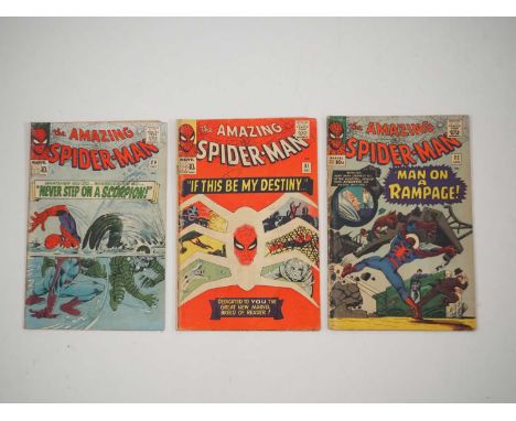 AMAZING SPIDER-MAN #29, 31 & 32 (3 in Lot) - (1965/1966 - MARVEL - UK Price Variant) - Includes the second appearance of the 
