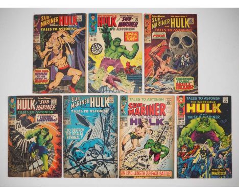 TALES TO ASTONISH #94, 95, 96, 97, 98, 100, 101 (7 in Lot) - (1967/1968 - MARVEL - US & UK Price Variant) - Includes the intr