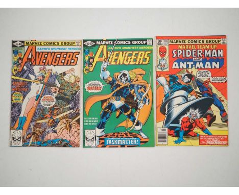 TASKMASTER LOT (3 in Lot) - Includes AVENGERS #195 & 196 + MARVEL TEAM-UP #103 - First cameo + first and second full appearan