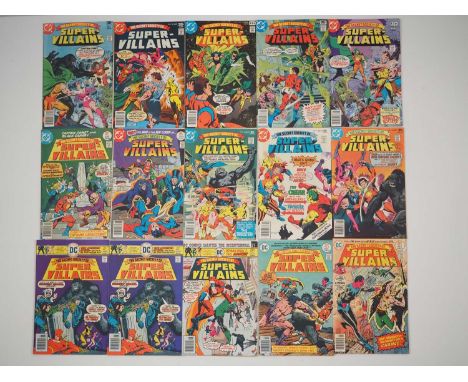 THE SECRET SOCIETY OF SUPER VILLAINS #1(x2), 2, 4, 5, 6, 7, 8, 9, 10, 11, 12, 13, 14, 15 (15 in Lot) - An almost complete run