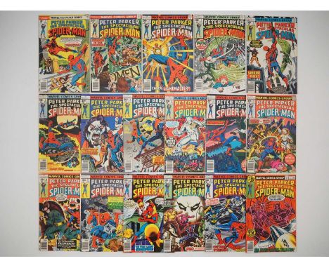 SPECTACULAR SPIDER-MAN #1, 2, 3, 4, 5, 6, 7, 8, 9, 10, 12, 13, 15, 17, 19, 23, 27 (17 in Lot) - (1976/1979 - MARVEL - US & UK