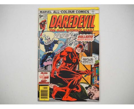 DAREDEVIL #131 - (1976 - MARVEL - UK Price Variant) - First appearance and Origin of Bullseye - Rich Buckler cover with Bob B