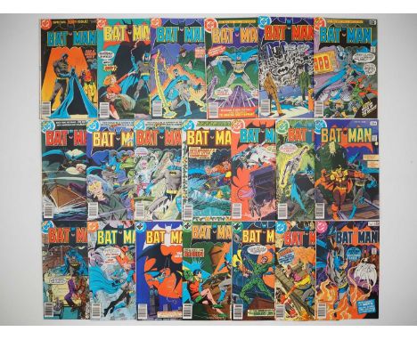 BATMAN #300 to 319 (20 in Lot) - (1978/1980 - DC - US & UK Price Variant) - Includes the first appearances of Lucius, Tiffany