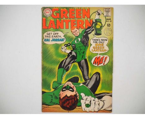 GREEN LANTERN #59 (1968 - DC) - The first appearance of Guy Gardner, Hal Jordan's backup Green Lantern - Gil Kane/Murphy Ande