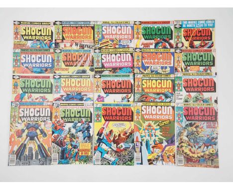 SHOGUN WARRIORS #1 to 20 (20 in Lot) - (1979/1980 - MARVEL - US & UK Price Variant) - Full complete run of the series based u