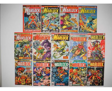 WARLOCK #2, 3, 4, 5, 6, 7, 8, 9, 10, 11, 12, 13, 14, 15 (14 in Lot) - (1972/1976 - MARVEL - US & UK Price Variant) - Includes