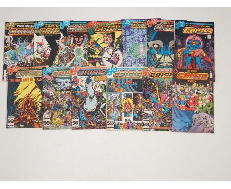CRISIS ON INFINITE EARTHS # 1, 2, 3, 4, 5, 6, 7, 8, 9, 10, 11,12 + OFFICIAL CRISIS ON INFINITE EARTHS INDEX #1 (13 in Lot) - 