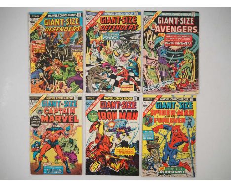 GIANT-SIZE LOT (6 in Lot) - Includes GIANT-SIZE DEFENDERS #2, 3 + GIANT-SIZE AVENGERS #2 + GIANT-SIZE CAPTAIN MARVEL #1 + GIA