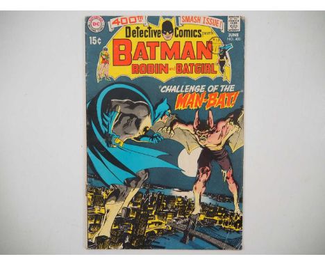 DETECTIVE COMICS: BATMAN #400 (1970 - DC) - The first appearance and origin of Man-Bat + First team-up of Batgirl and Robin i