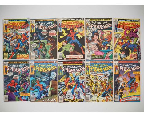 AMAZING SPIDER-MAN #174, 175, 176, 178, 179, 180, 181, 182, 183, 184 (10 in Lot) - (1977/1978 - MARVEL) - Includes the partia
