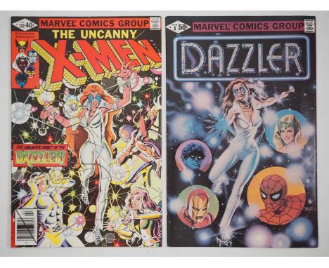 UNCANNY X-MEN #130 & DAZZLER #1 (2 in Lot) - (1980/1981 - MARVEL) - Includes the first appearance of Dazzler + the premiere i