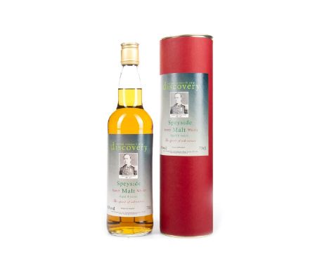 DISCOVERY AGED 8 YEARS Speyside Single Malt Scotch Whisky 70cl, 40% volume, in tube.