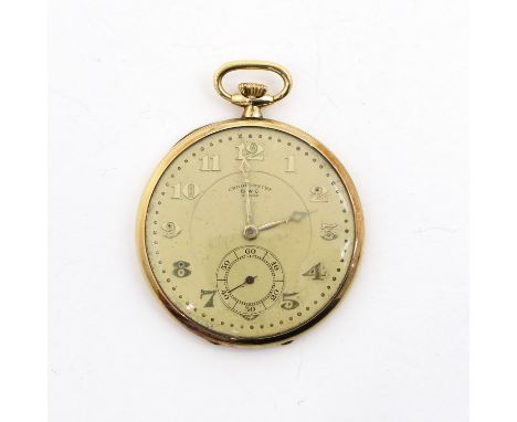 With Chronometer, watch case is 43 mm. in diameter.