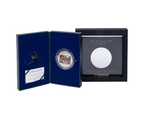 MASTERPIECES OF ART - "The Christmas Edition", 999 Silber, 2011, eine Silbermünze der Cook Inseln 2011, 3 Unzen (93,3 g.) 999