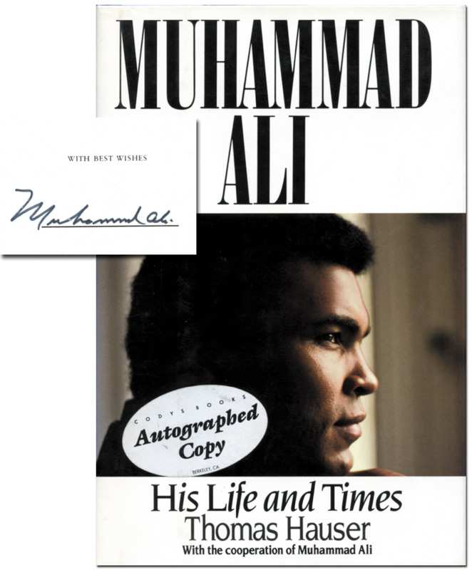 Boxing Autograph Muhammad Ali Muhammad Ali His Life And Times With Muhammad Ali S Original A