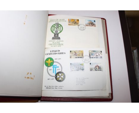 An Isle of Man mint stamp collection and First Day covers in album