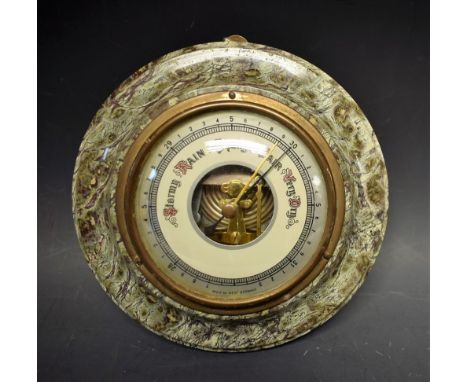 A Welsh Porphery aneroid barometer